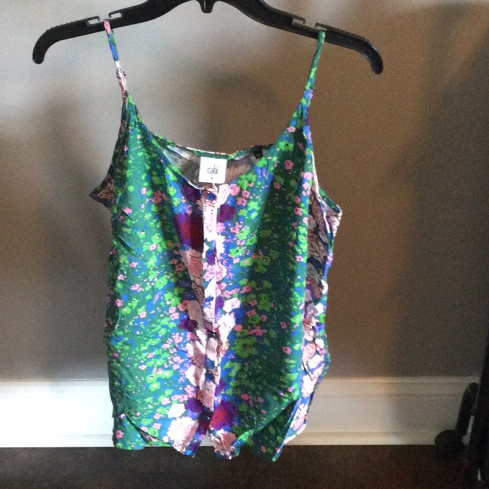 Floral Green Kids One Piece